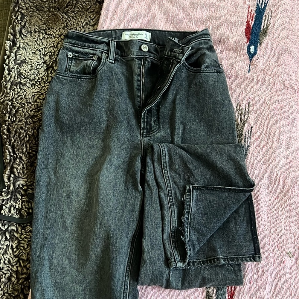 Curve love black Abercrombie jeans